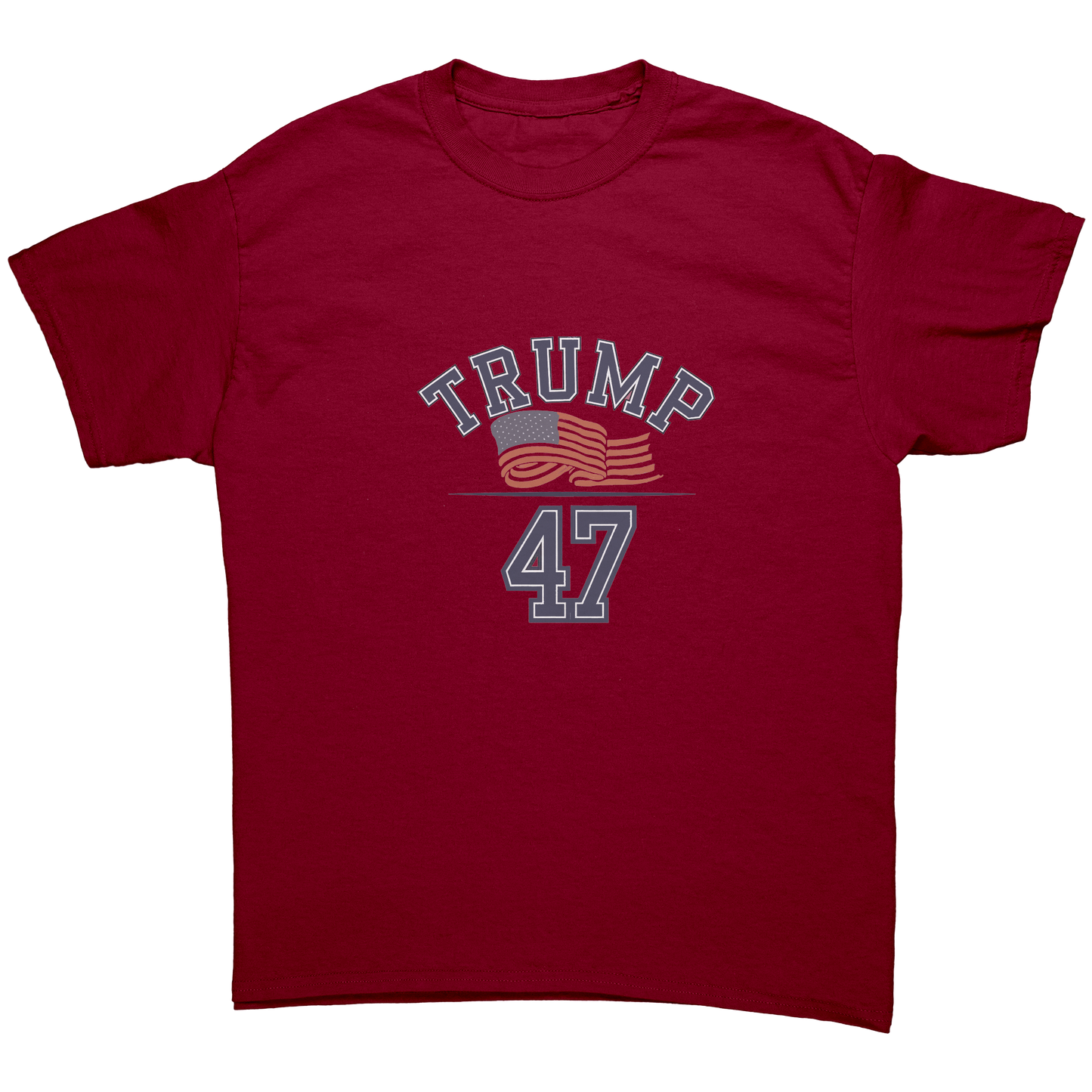 Trump_47_On_Flag_Cardinal_Red_Front_Mockup.png