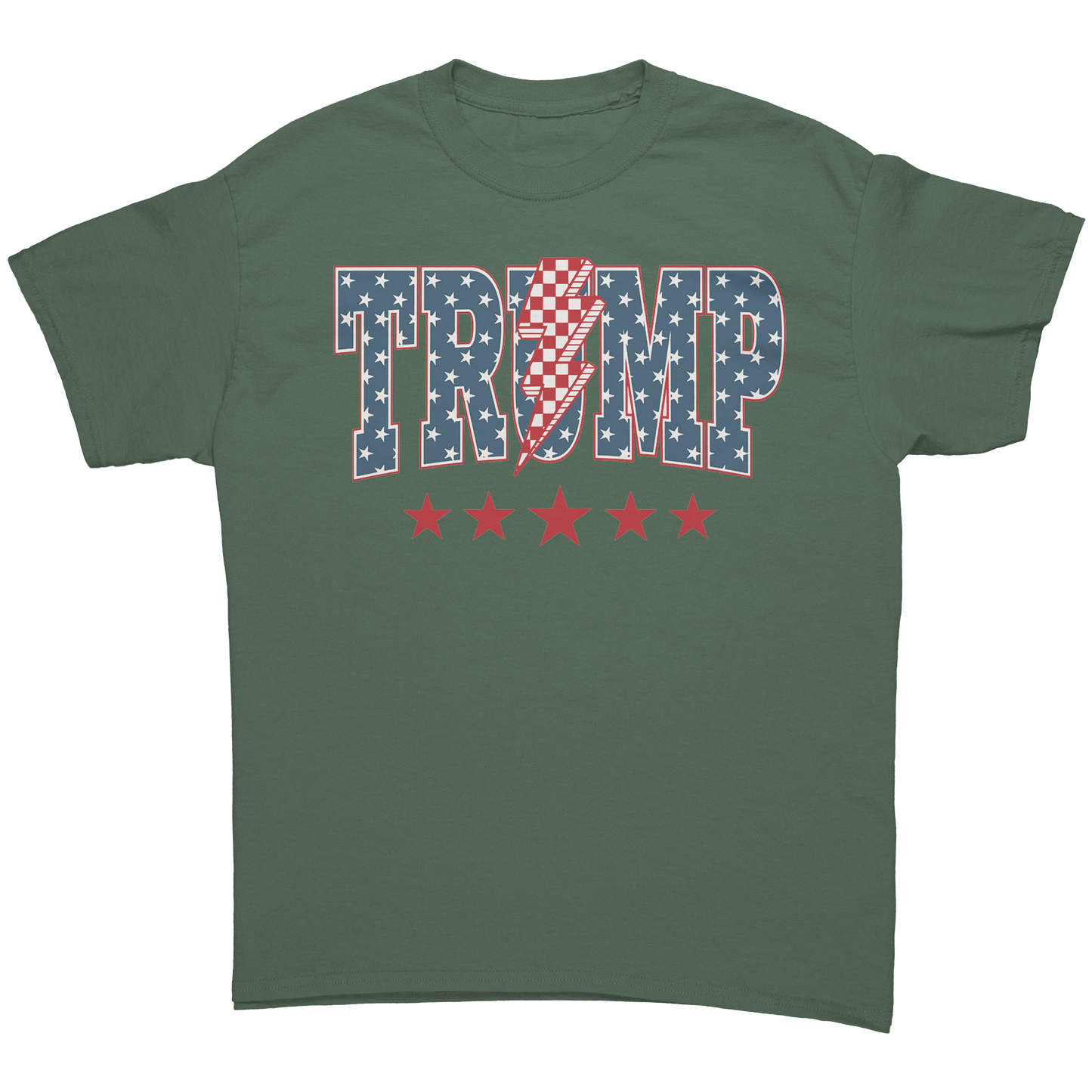 Trump_With_Lightning_Military_Green_Front_Mockup.png