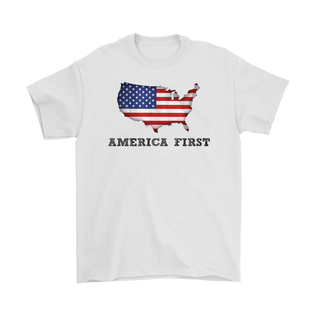 America First USA as American Flag