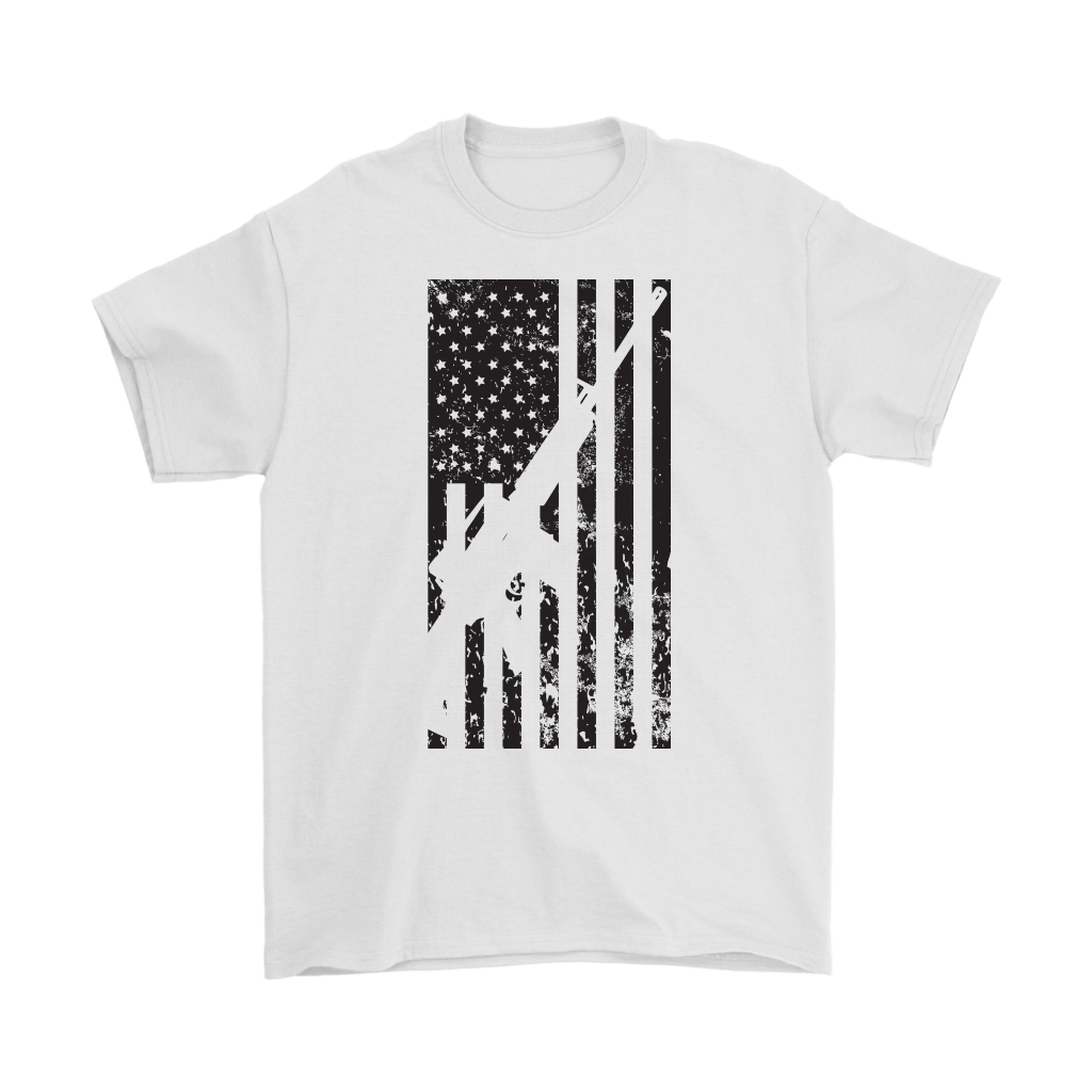 American Flag With AR-15 Silhouette