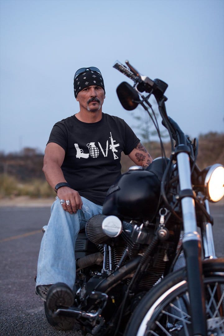 Love As Pistol, Grenade, Knives And AR-15