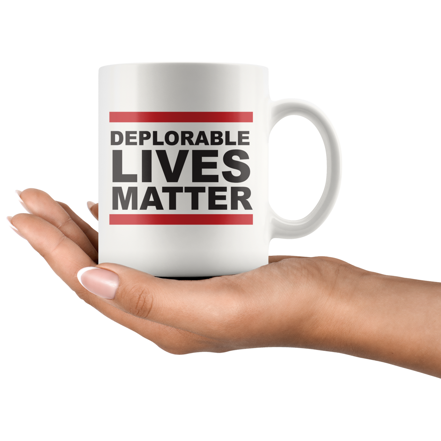 Deplorable Lives Matter With Red Bars