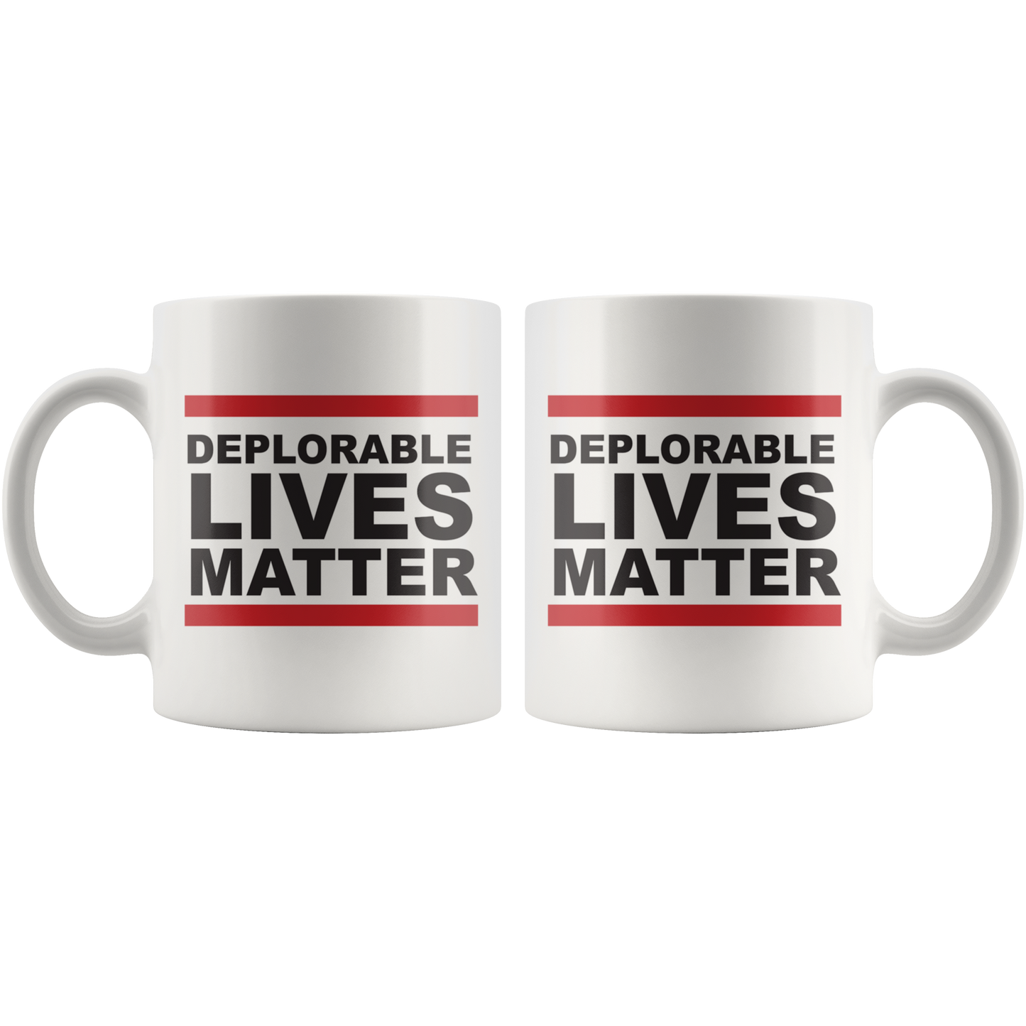 Deplorable Lives Matter With Red Bars