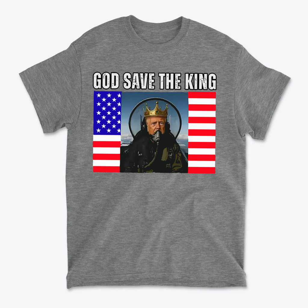 God Save The King Classic Crown Pride Tee Shirt