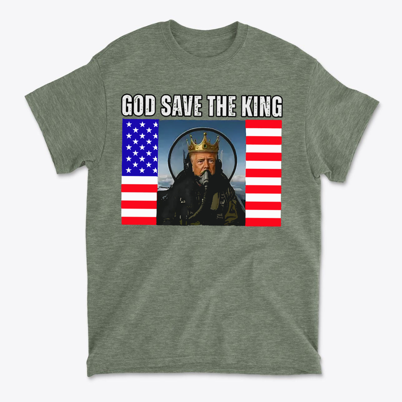 God Save The King Classic Crown Pride Tee Shirt