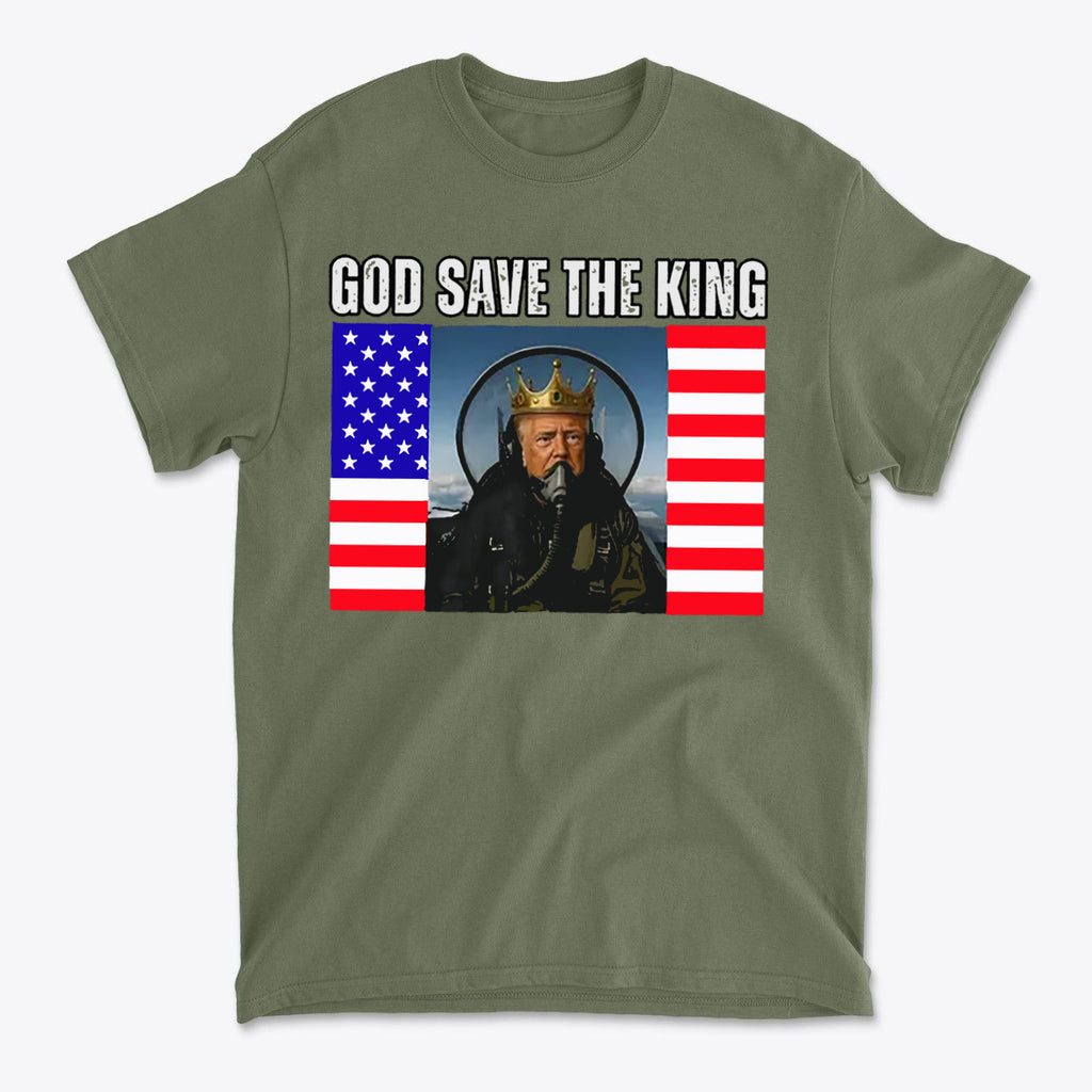 God Save The King Classic Crown Pride Tee Shirt