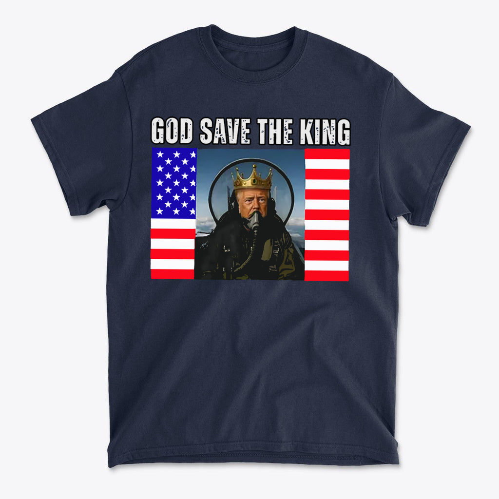 God Save The King Classic Crown Pride Tee Shirt