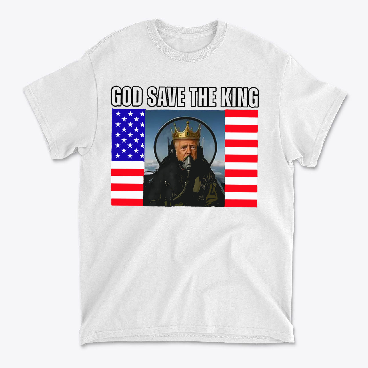 God Save The King Classic Crown Pride Tee Shirt