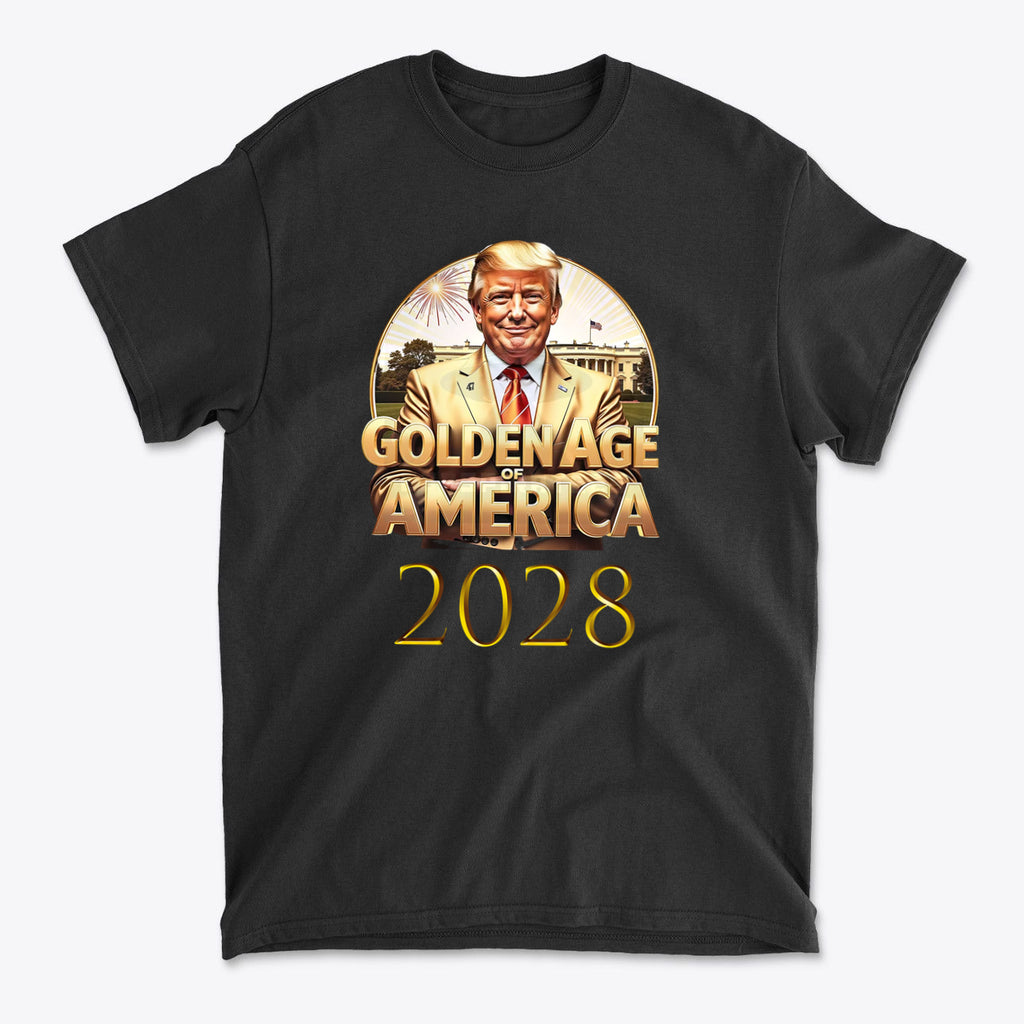Golden Age Of America 2028 Vintage Style Graphic Tee