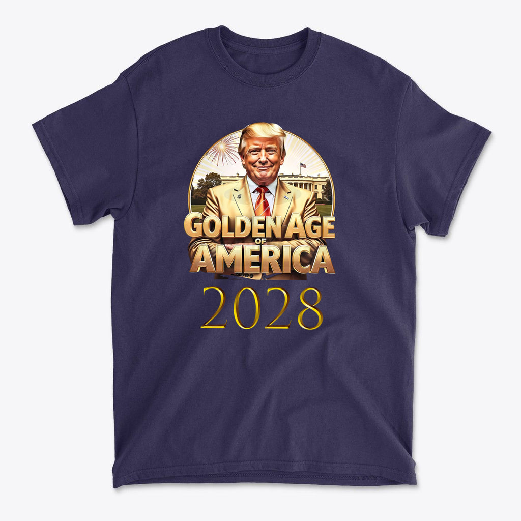 Golden Age Of America 2028 Vintage Style Graphic Tee