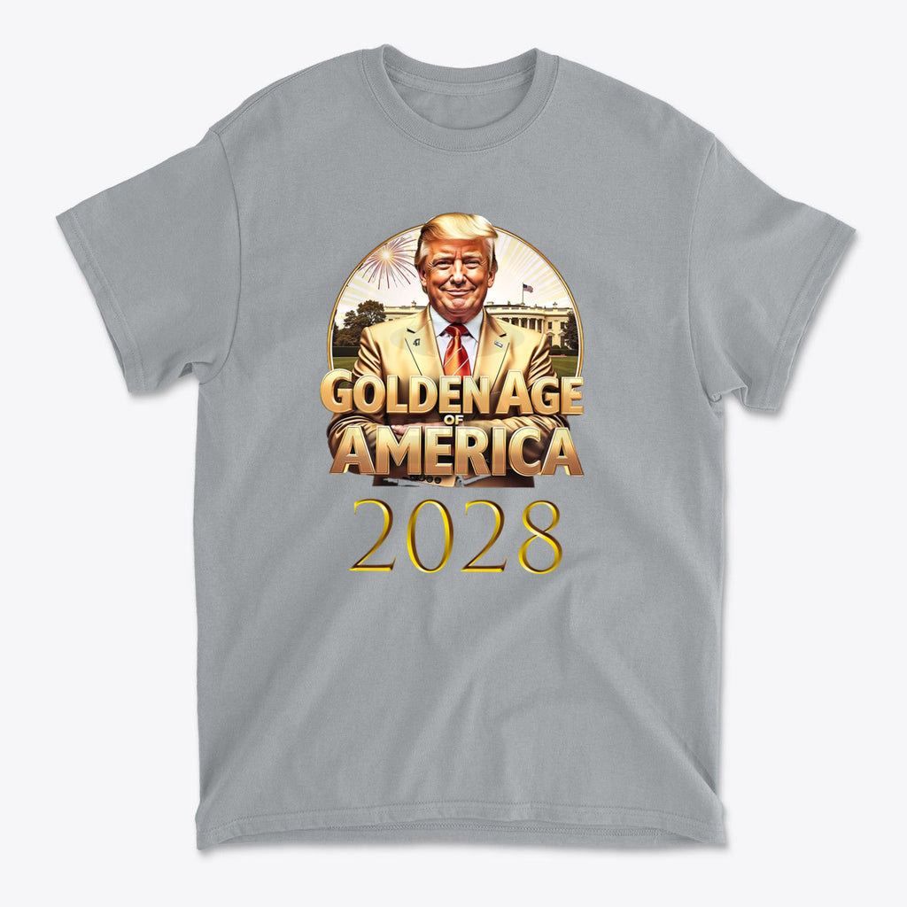 Golden Age Of America 2028 Vintage Style Graphic Tee