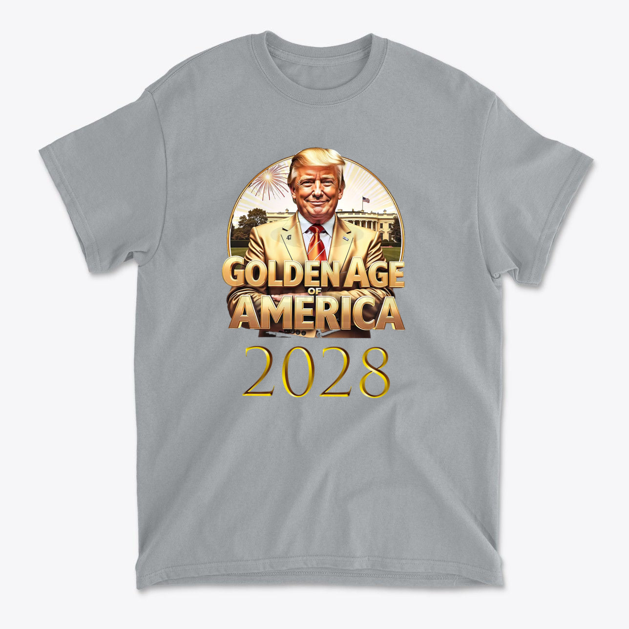 Golden Age Of America 2028 Vintage Style Graphic Tee