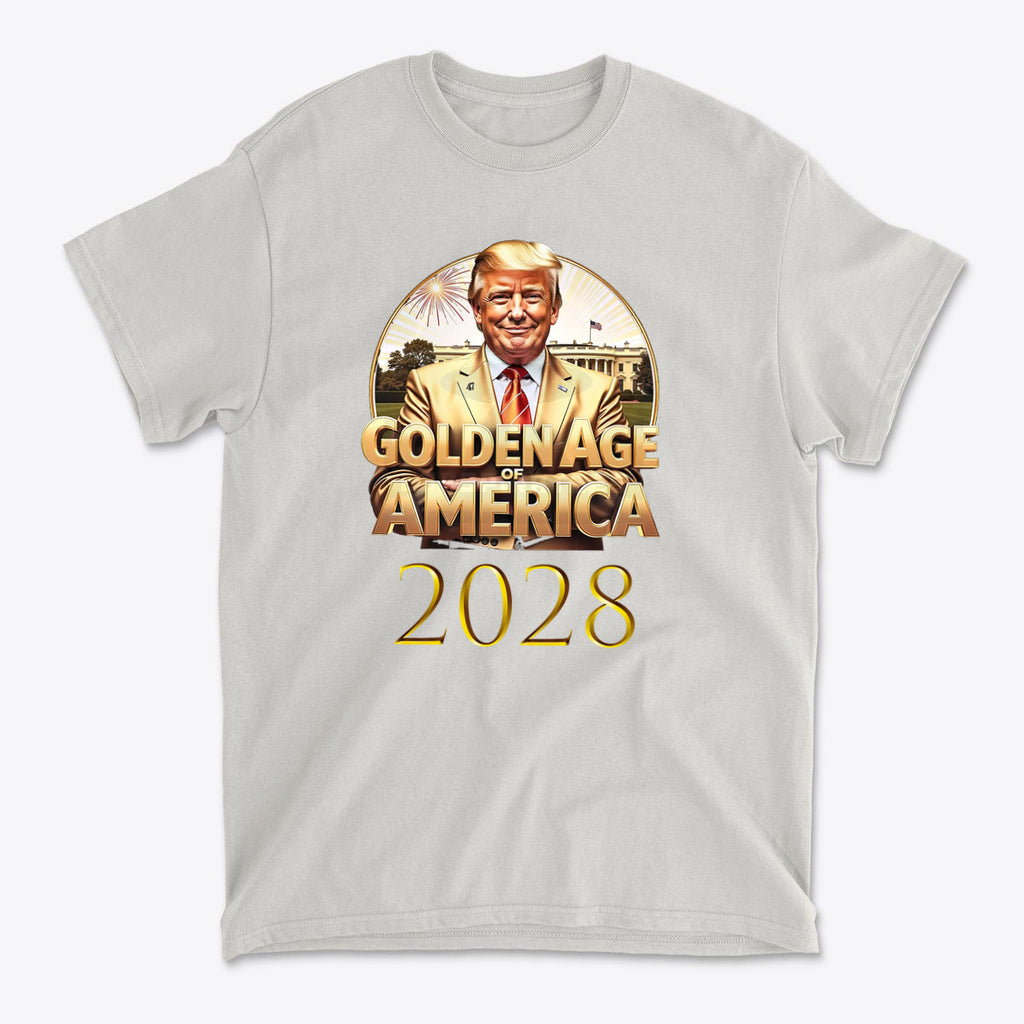 Golden Age Of America 2028 Vintage Style Graphic Tee