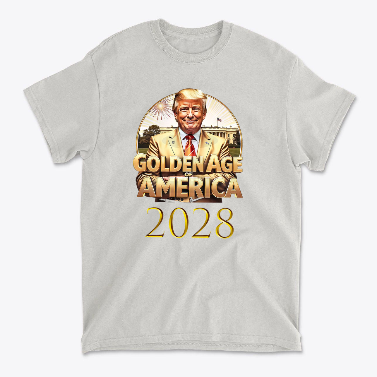 Golden Age Of America 2028 Vintage Style Graphic Tee