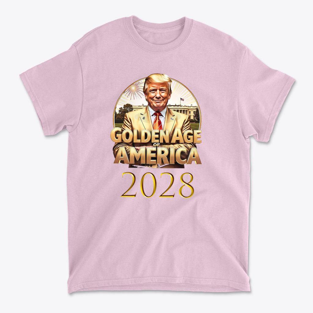 Golden Age Of America 2028 Vintage Style Graphic Tee