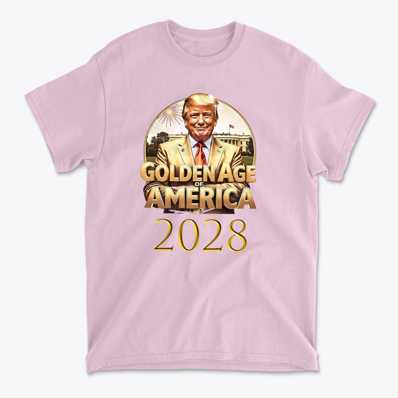 Golden Age Of America 2028 Vintage Style Graphic Tee