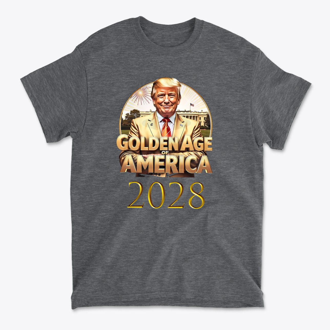 Golden Age Of America 2028 Vintage Style Graphic Tee