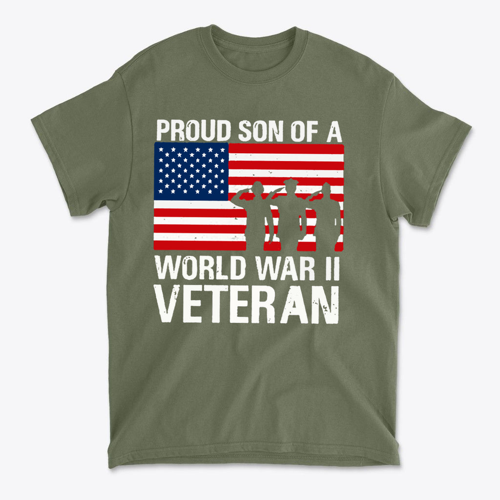 Proud Son Of A WWII Veteran Honor Service Shirt