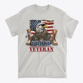 Military USA Pride Proud Veteran Graphic Casual Tee