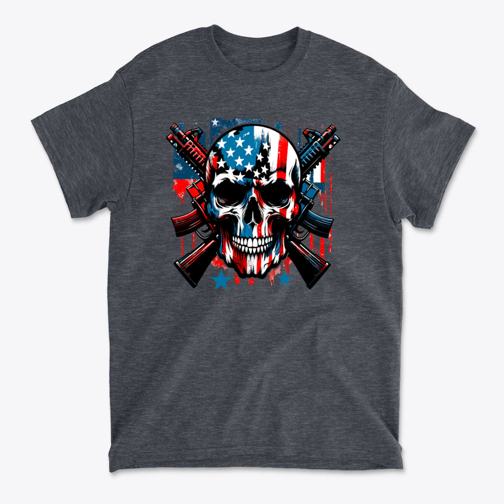 Punisher In Stars And Stripes With Rifles