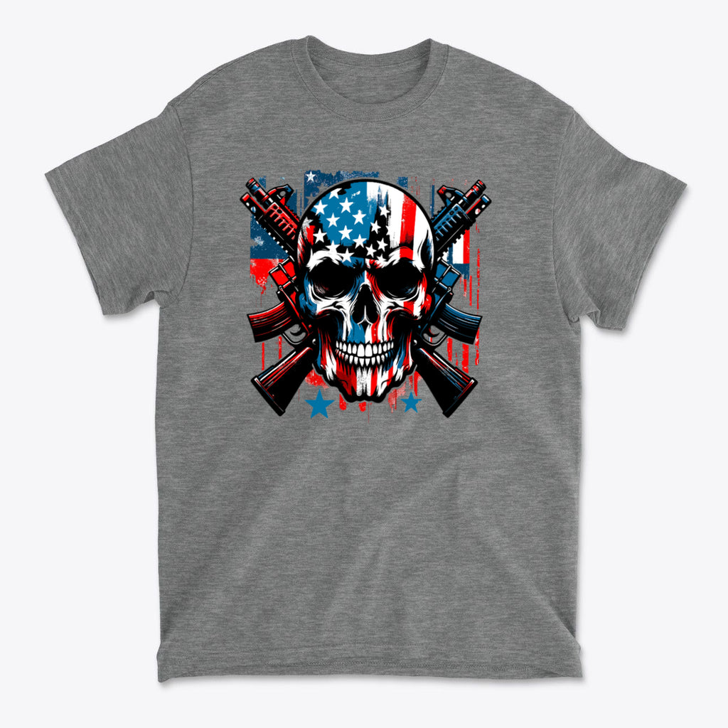 Punisher In Stars And Stripes With Rifles