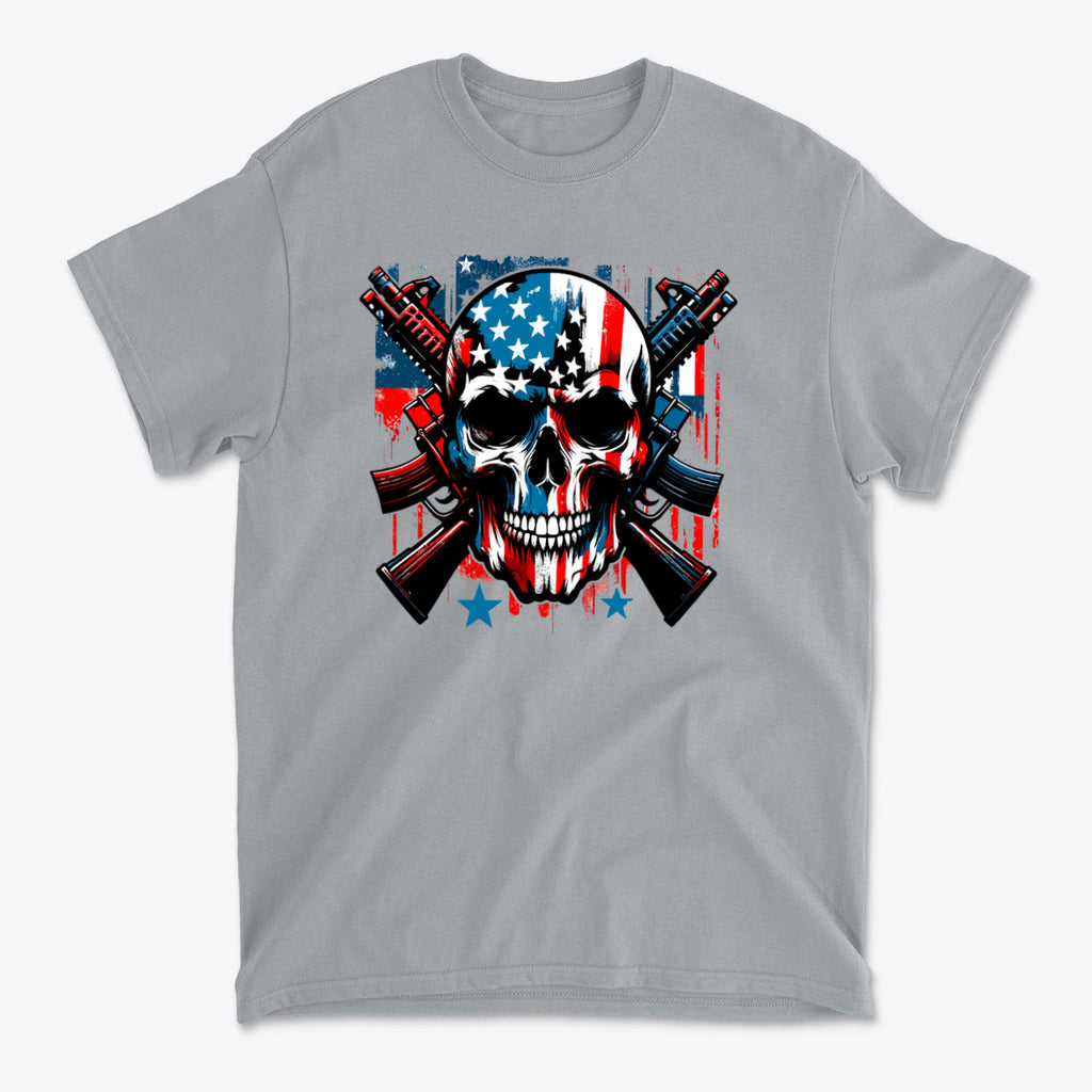 Punisher In Stars And Stripes With Rifles