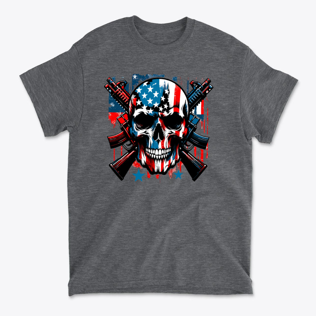 Punisher In Stars And Stripes With Rifles