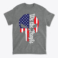 Punisher Style Stars And Stripes We The People Tee