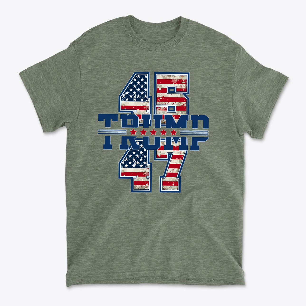 Stars And 45 47 Trump USA Pride Graphic Shirt