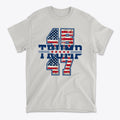 Stars And 45 47 Trump USA Pride Graphic Shirt