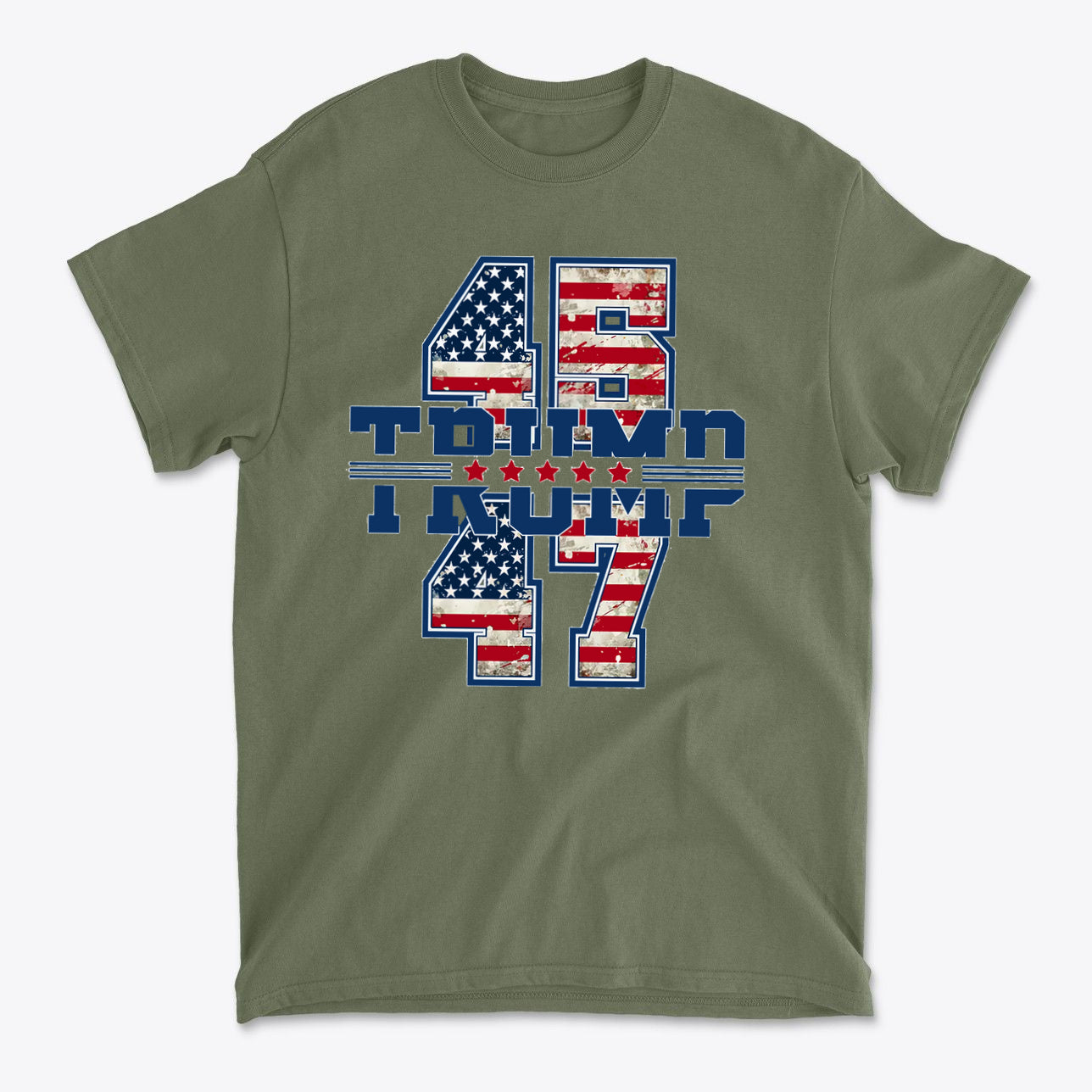 Stars And 45 47 Trump USA Pride Graphic Shirt