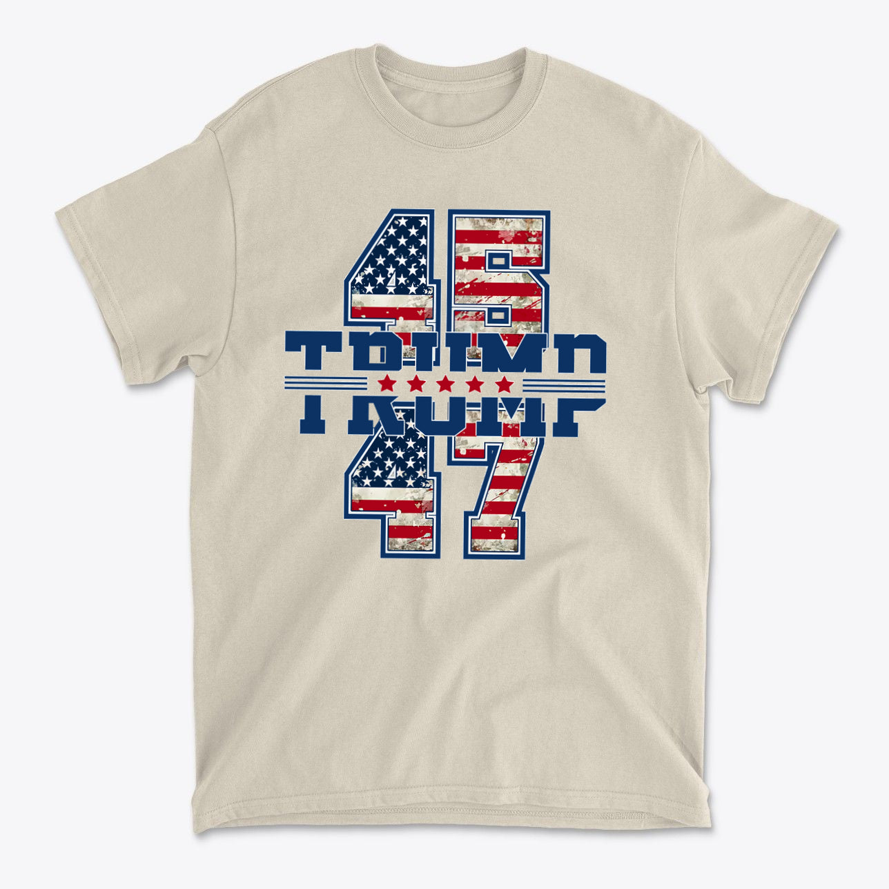 Stars And 45 47 Trump USA Pride Graphic Shirt