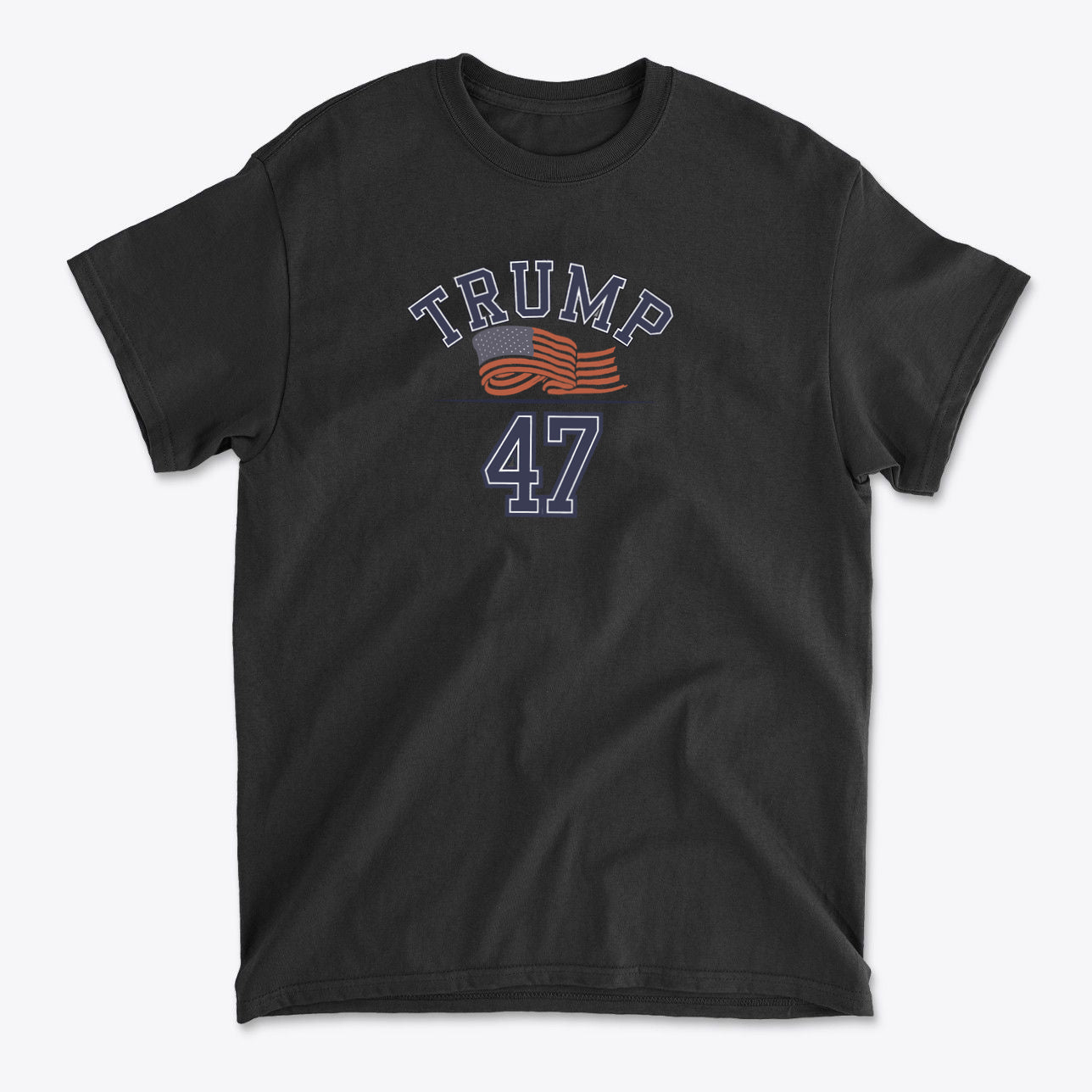 47 American Flag Trump Bold Patriotic Tee Shirt