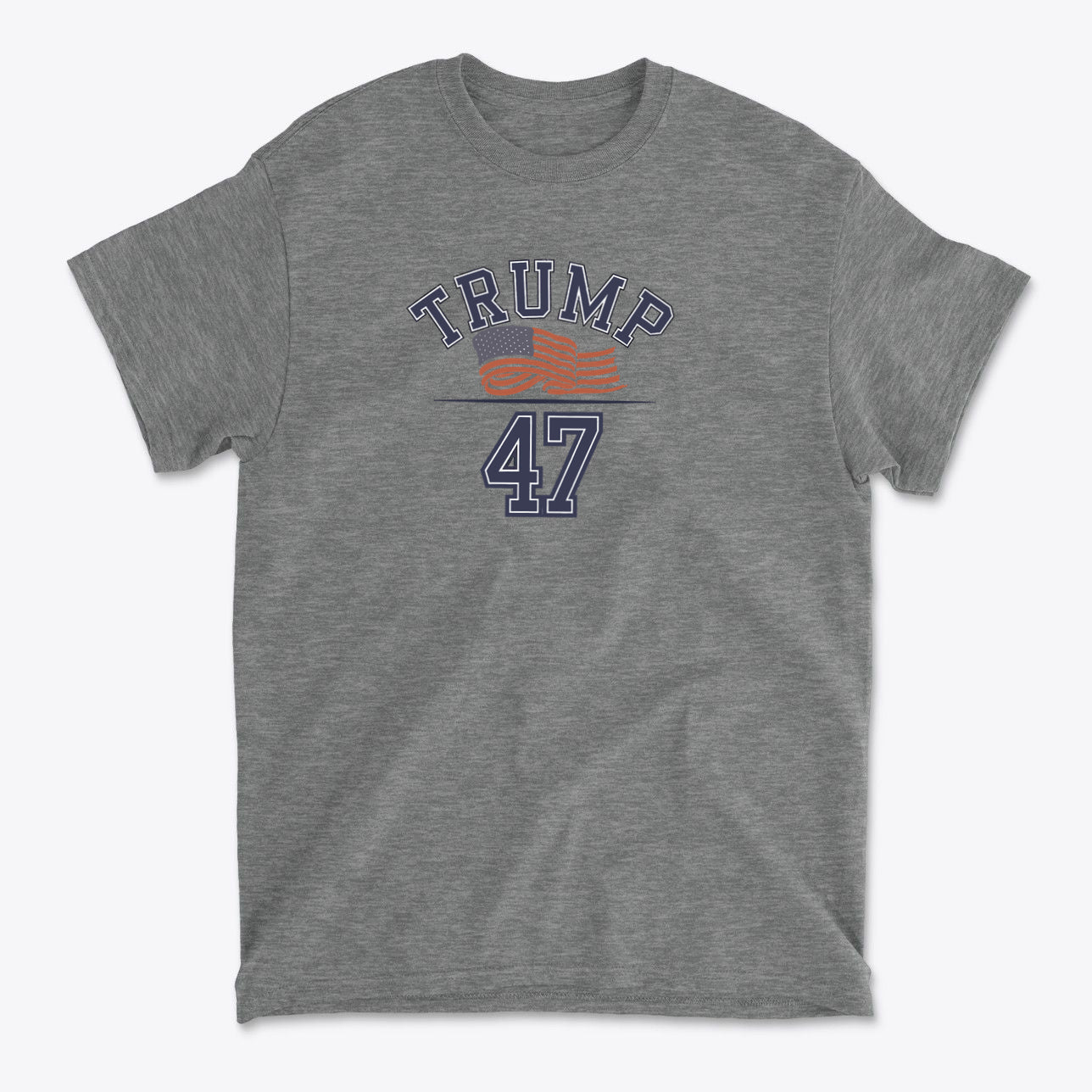 47 American Flag Trump Bold Patriotic Tee Shirt