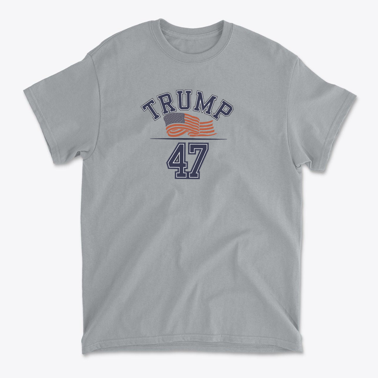 47 American Flag Trump Bold Patriotic Tee Shirt