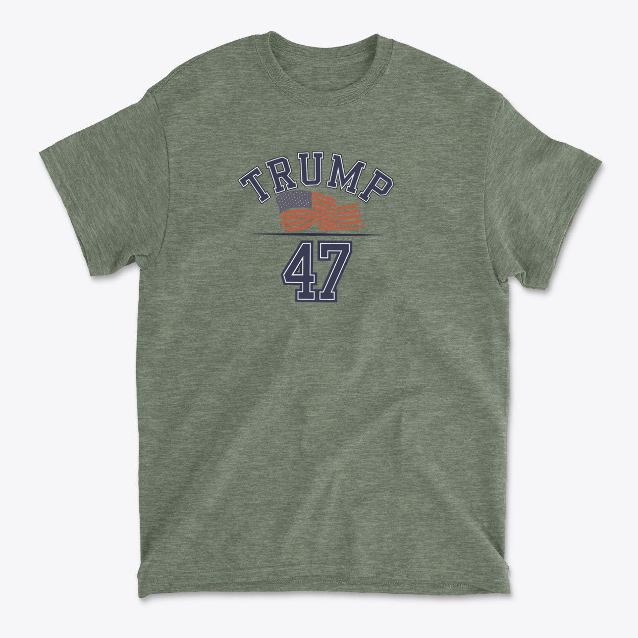 47 American Flag Trump Bold Patriotic Tee Shirt