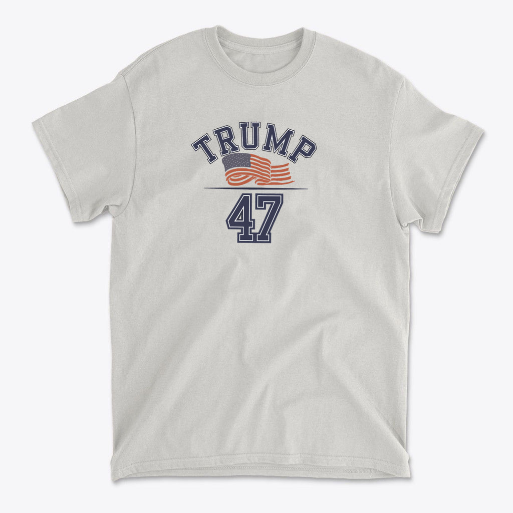 47 American Flag Trump Bold Patriotic Tee Shirt