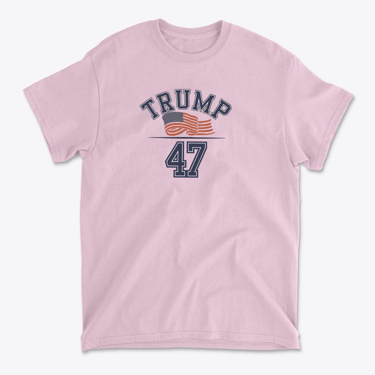 47 American Flag Trump Bold Patriotic Tee Shirt