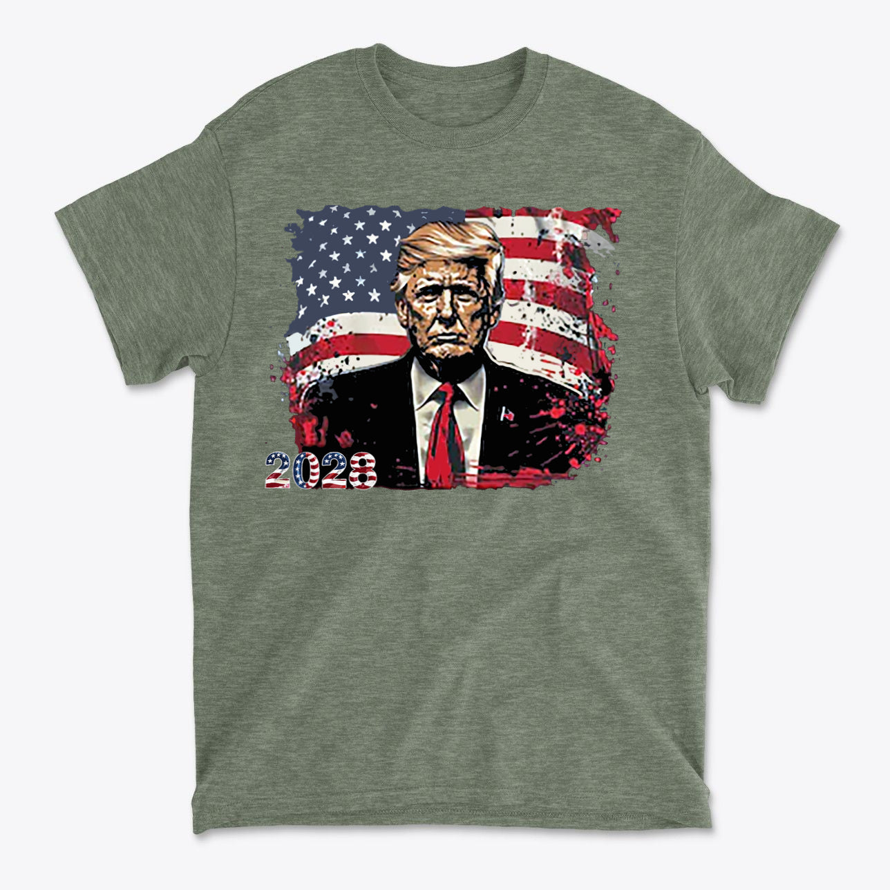 Trump 2028 In Stars And Stripes