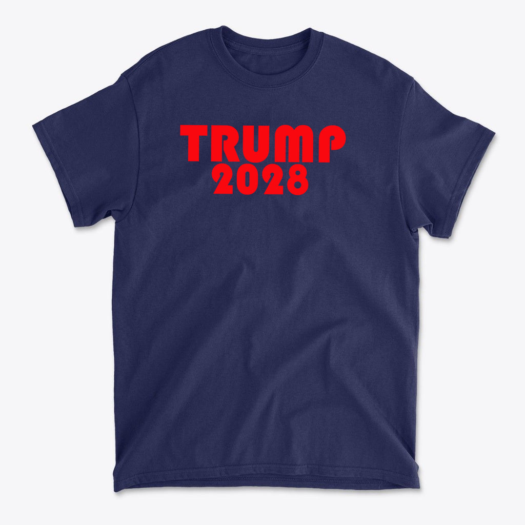 Trump 2028 Red Letters T Shirt