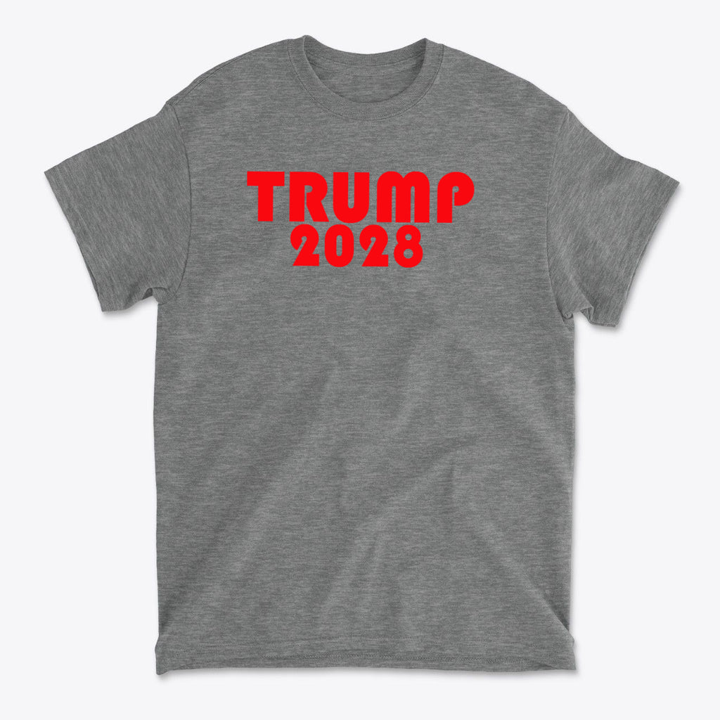 Trump 2028 Red Letters T Shirt