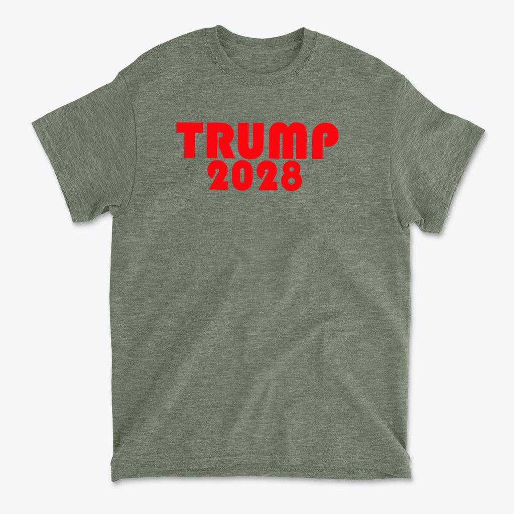 Trump 2028 Red Letters T Shirt