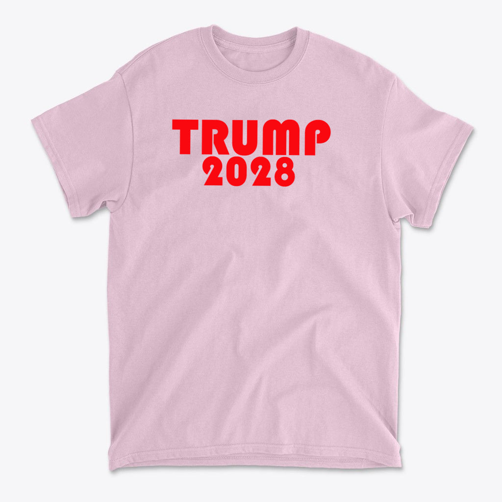 Trump 2028 Red Letters T Shirt