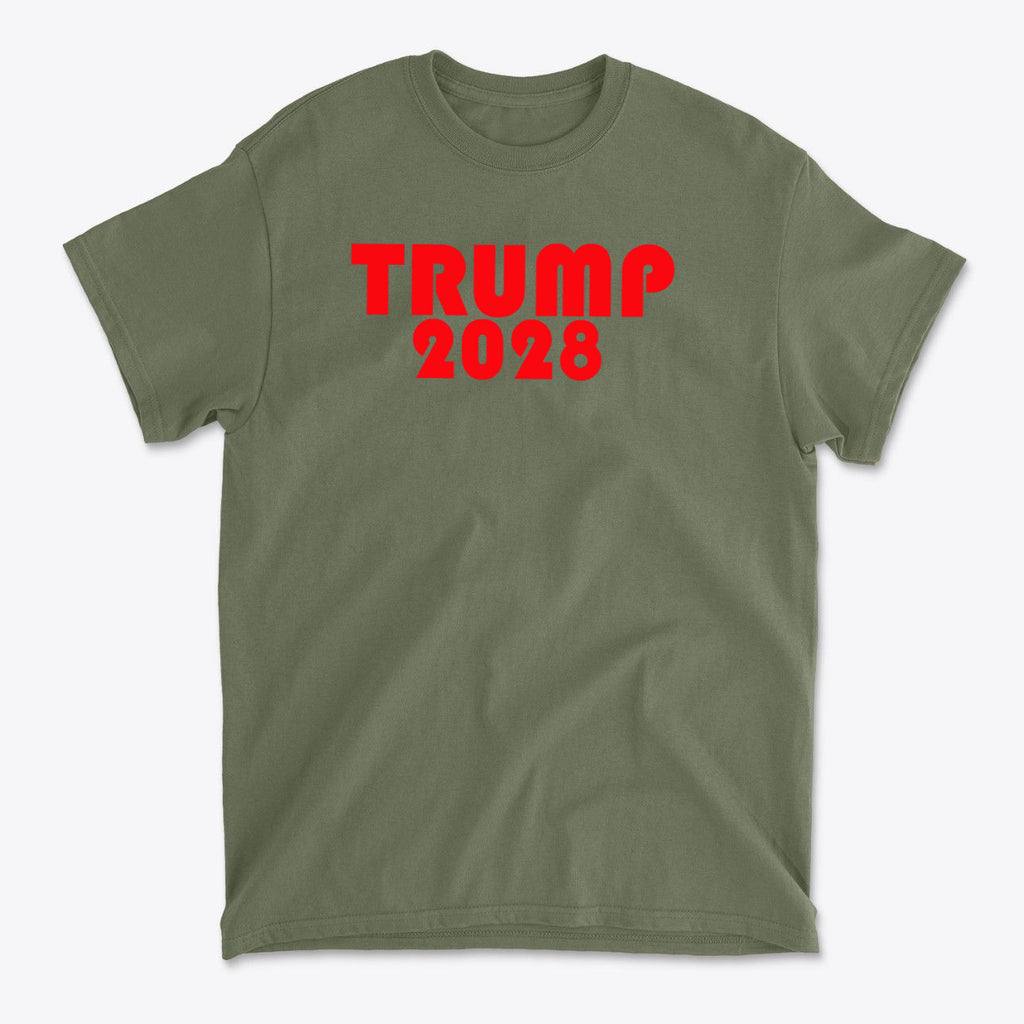 Trump 2028 Red Letters T Shirt