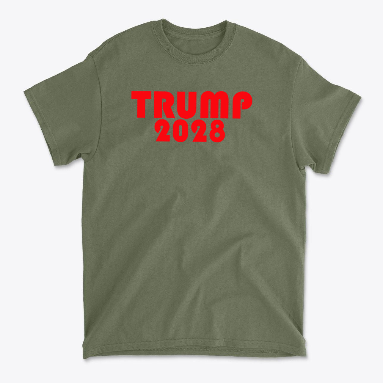 Trump 2028 Red Letters T Shirt