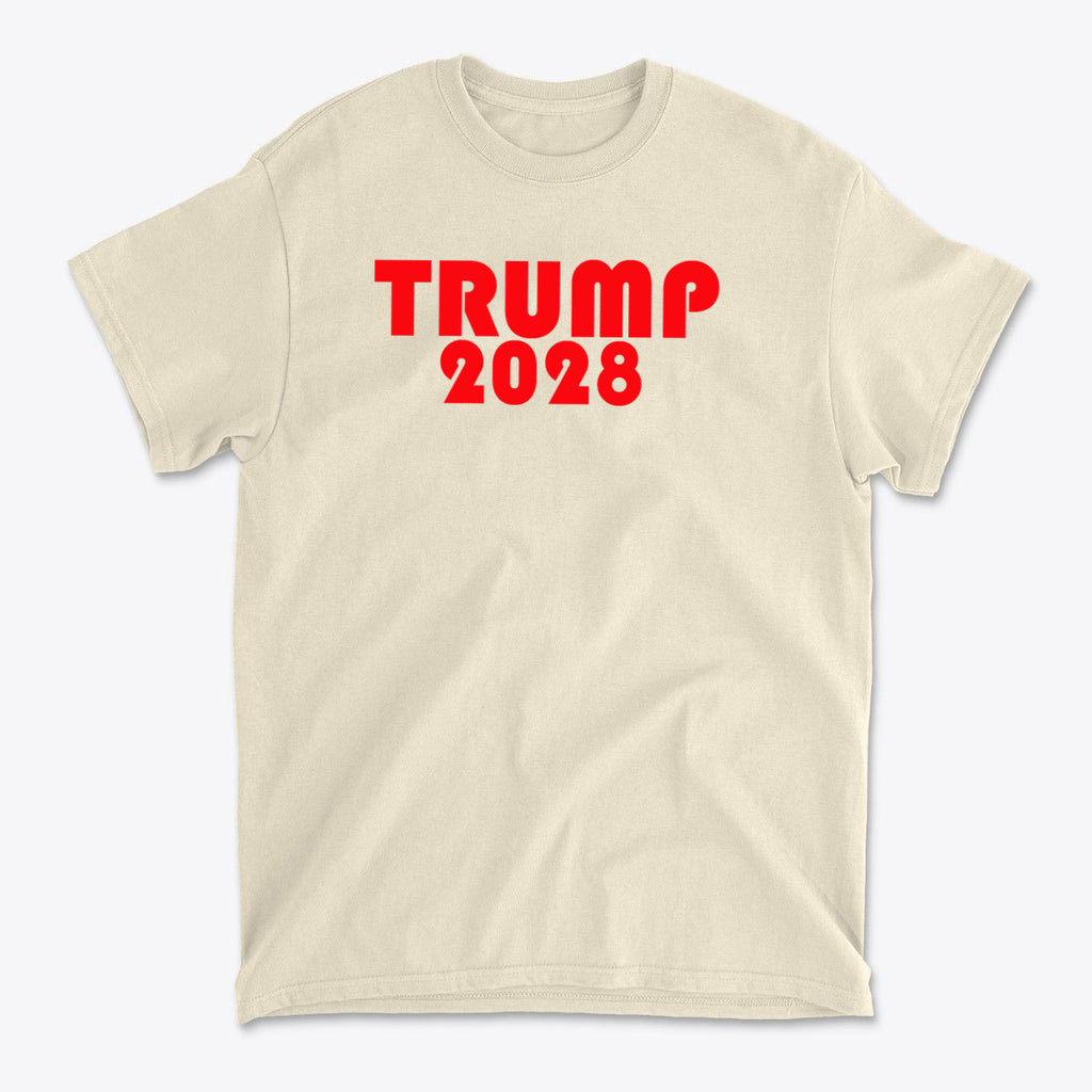 Trump 2028 Red Letters T Shirt