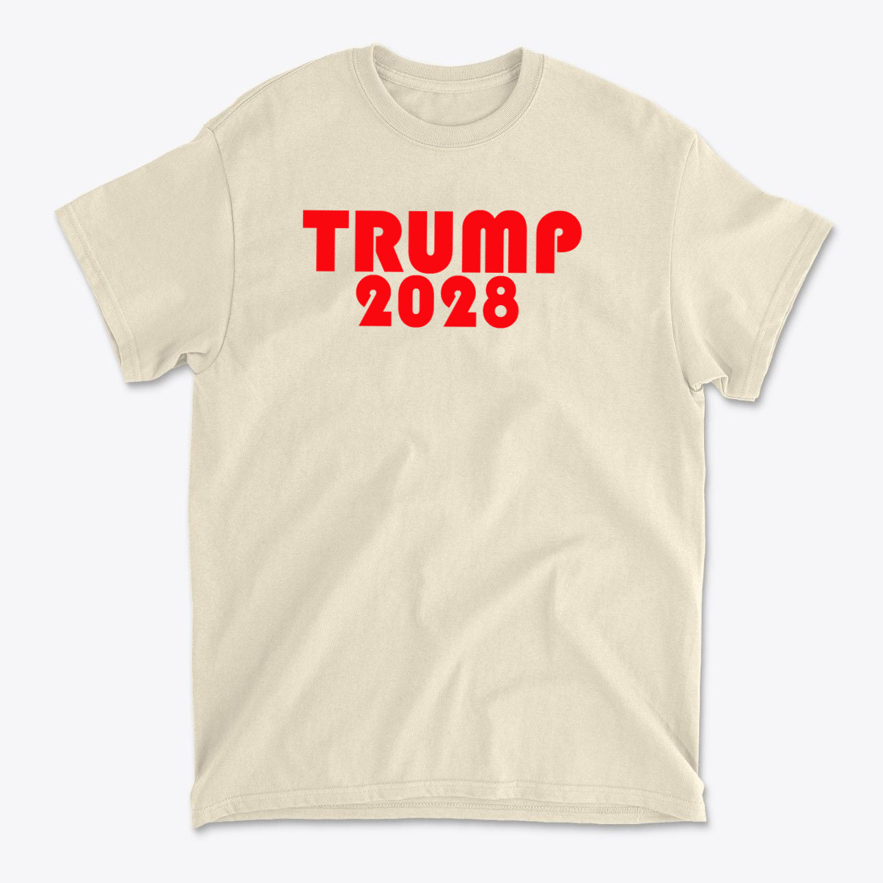 Trump 2028 Red Letters T Shirt