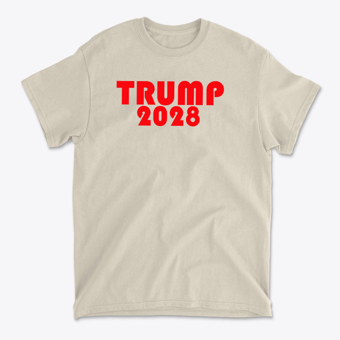 Trump 2028 Red Letters T Shirt