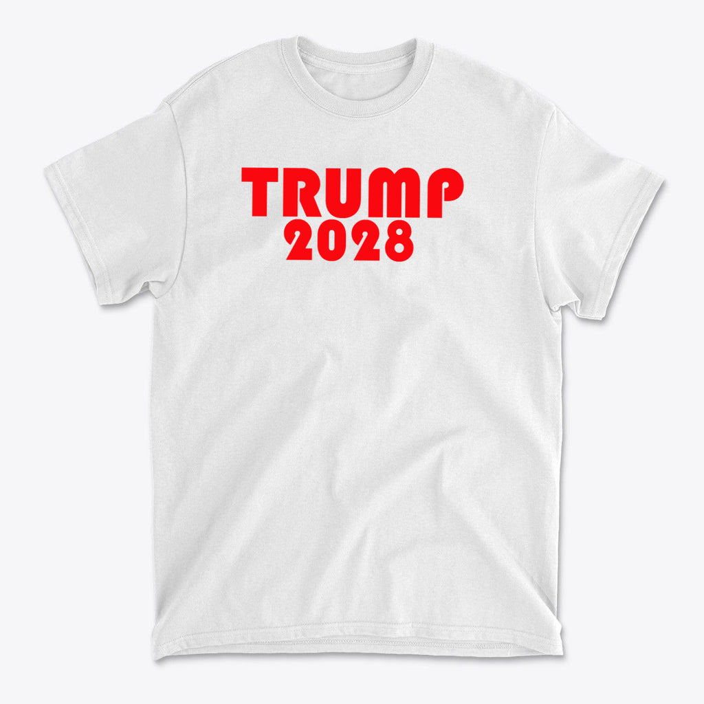 Trump 2028 Red Letters T Shirt
