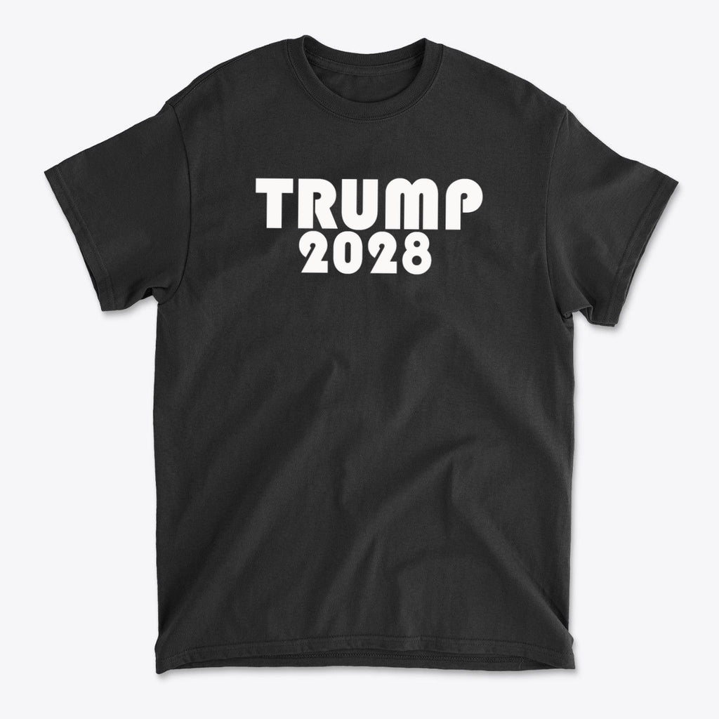 Trump 2028 White Letters T Shirt